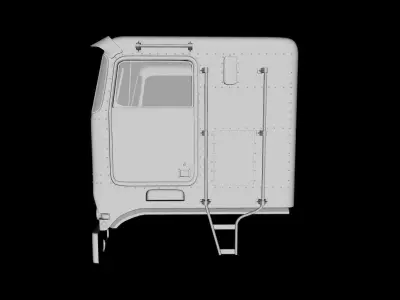 Kenworth K100 Single Cab 1974 3D model