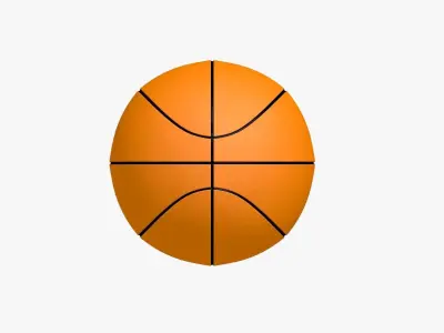 Basketball 3D Model 3D model purchase