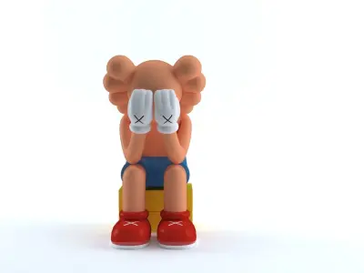 Kaws Sad 3D model