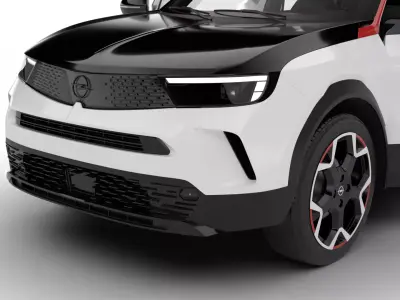 Opel Mokka 2021 HQ 3d model 3D model