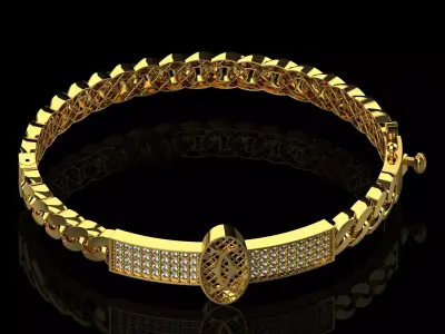 Elegant bracelet  3D print model