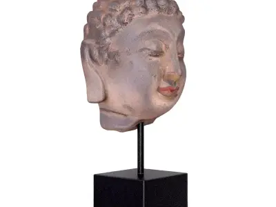 Head of Buddha 2 3D model
