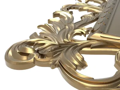 Carved Picture Frame 3D model