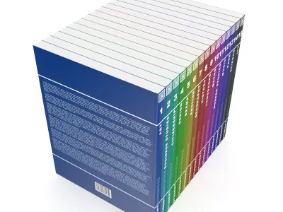 Student Handbooks Set 3D model