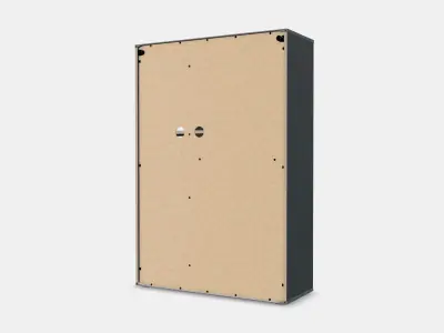 VIHALS Shelving unit with 6 shelves 1 Low-poly 3D model