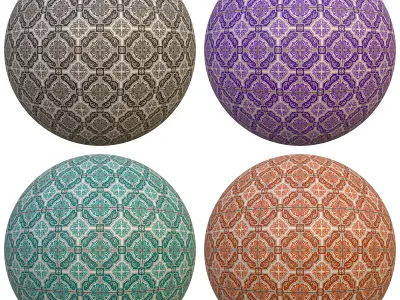 tile patterned 165-seamless-4k-pbr  Texture