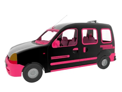 Fantasy Van 3D model