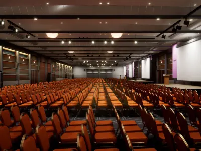 Korea Coex Exhibition Grand Ballroom 3D model
