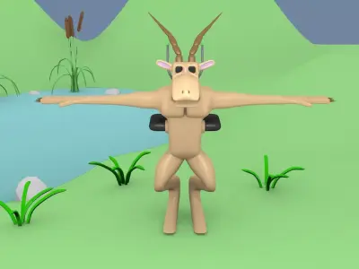 Sci-Fi Monster 3 Free 3D model