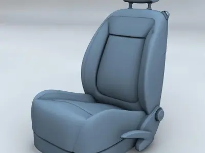 Realistic Car seat 3D model