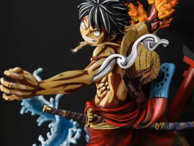 LUFFY RED HAWK - ONE PIECE - WANO - BIONIC3D 3D print model