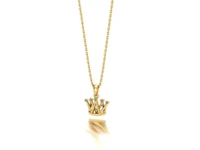 Crown pendant 3D print model purchase