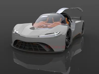 Sport car 3D model
