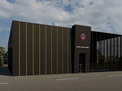 Rocket Padel Arena Sport Centre Free 3D model