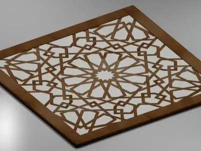 Arabesque art 3D print model