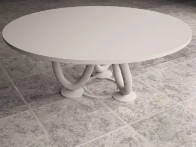Dining table 1 Free 3D model