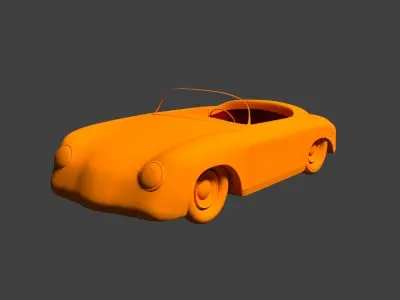 Porsche 356 3D model shop