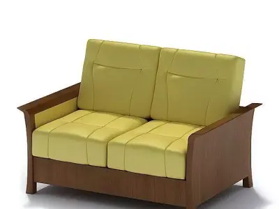 Two Seat Luxury Furniture 3D model