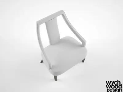 Wychwood Design AC816 armchair 3D model