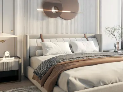 Luxury Modern Bedroom 3D model