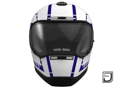 White Helmet H06 3D model