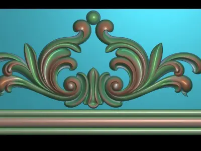 3d classic column fight 3D print model