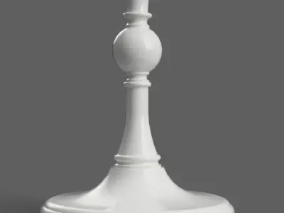 classic candle holder 3D print model