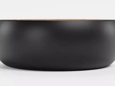 -Bamboo Bowl V7- Low-poly 3D model