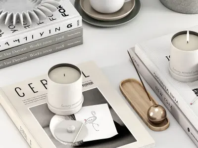 Decorative Set 003 3D model