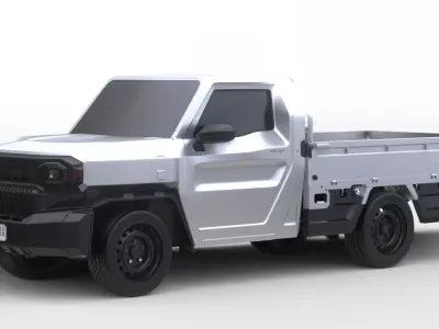 Toyota Hilux Champ 2024 no Interior  3D model