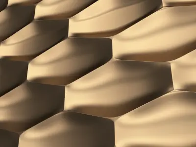 3D Wall Panel 02 Low-poly 3D model