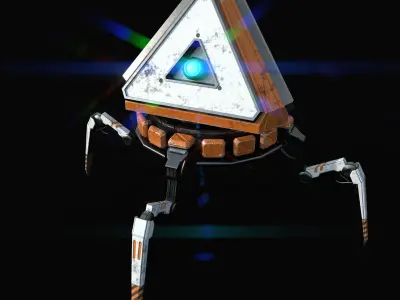 Apex  Pack Bot Low-poly 3D model