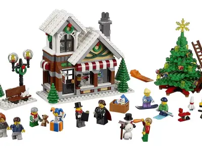 TwindBricks3D - 10199 Winter Toy Shop 3D print model