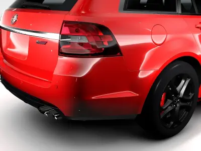 Holden Commodore SS V Redline Sportwagon VF Series II 2016 3D model