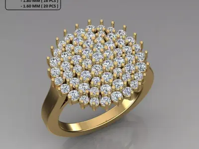 Band Ring 3D print model