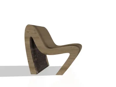 Parametric bench 2s1 3D model