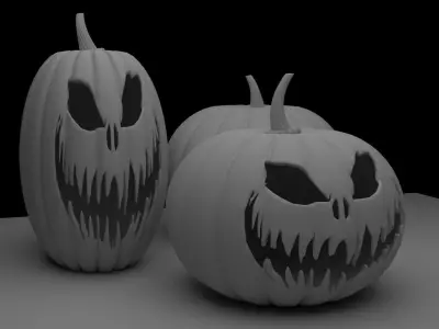 Halloween pumpkin 3D model