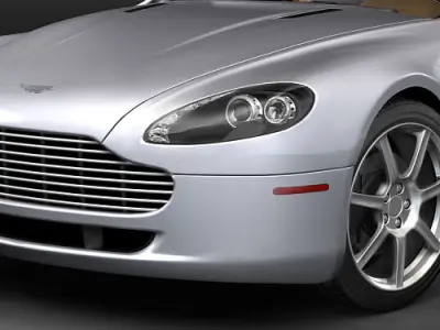 Aston Martin v8 Vantage Roadster 3D model