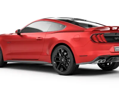 Mustang GT 2018 3D model