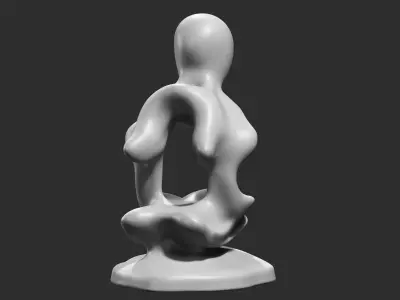 modern sculpture 3d print model 88 3D print model