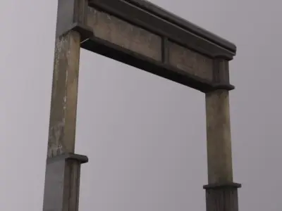 Shopfront Brown RiddlerShop Low-poly 3D model