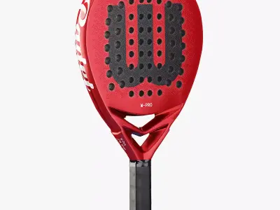 Padel Racket 3d Model 4K PBR Textures Realistic Tennis Equipment 3D model