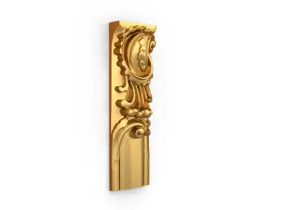 Classic decor ornament carved 33  3D model