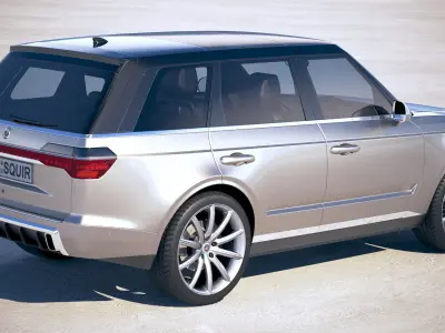 Generic Luxury SUV 2018 3D model