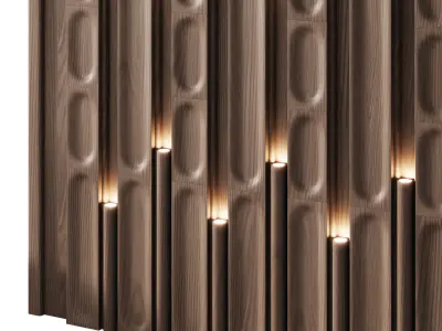 Decorative V57 Wall Panels 3D model