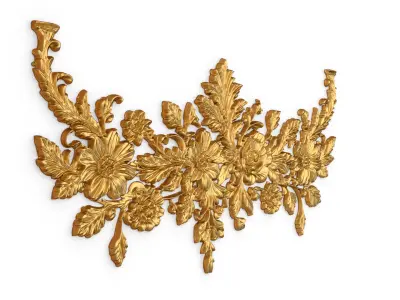 Classic decor ornament carved 60 3D model