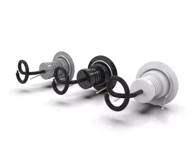 Ultra Mini Courtesy Light for Vehicles 3D model