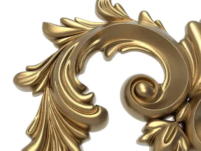  decorative pattern ready for 3D printing 3D model