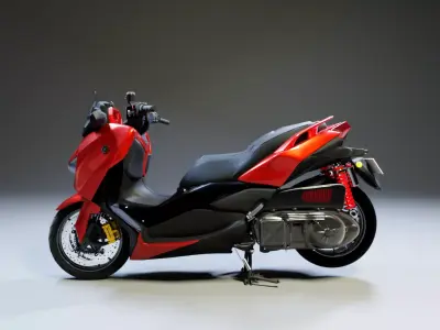Yamaha Xmax 250 3d modeling 3D model