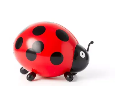 Inflatable Ladybug Red model pack Low-poly 3D model